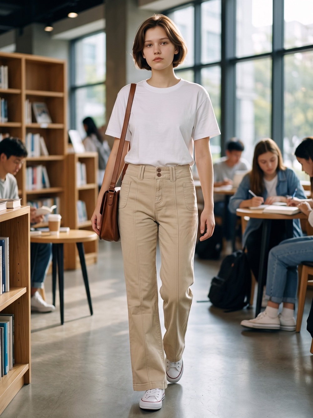 Lucky Brand Mid-Rise Flare Stretch Pants